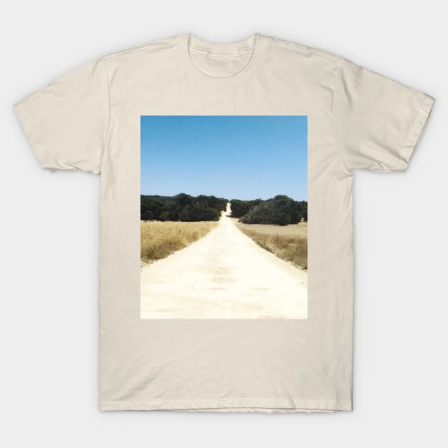 Heading down a white dusty road... T-Shirt by lyricalshirts